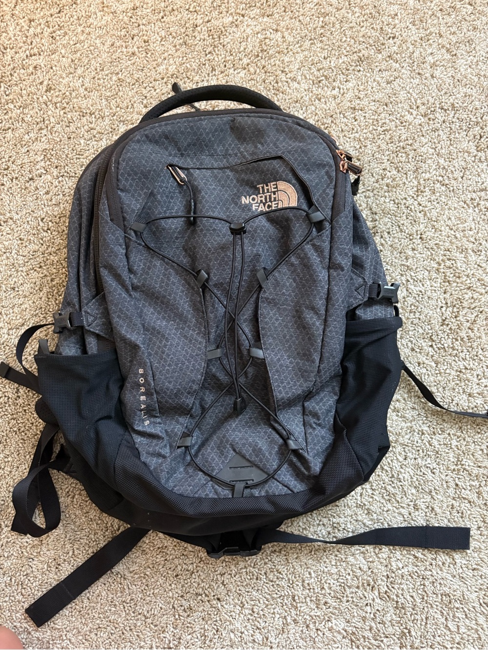 The North Face Black Charcoal Borealis-Style Backpack
